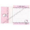 Ano 2001. Conjunto de Papel de Carta Hello Kitty Spring 3 Sanrio