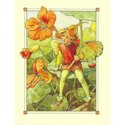 Postal Antigo Importado The Nasturtium Fairy - Cicely