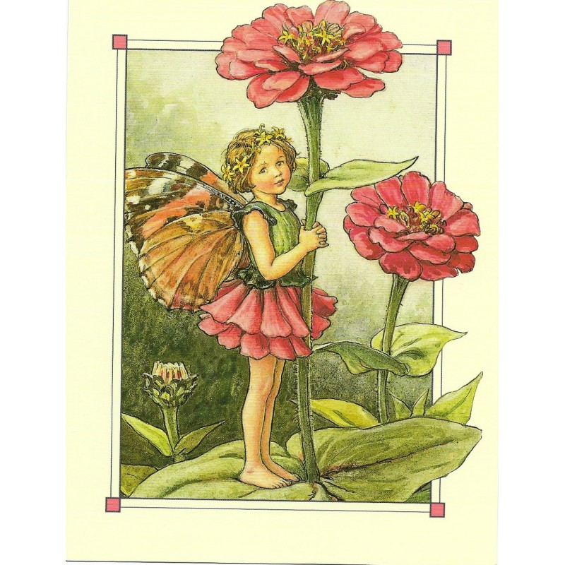 Postal Antigo Importado The Zinia Fairy - Cicely