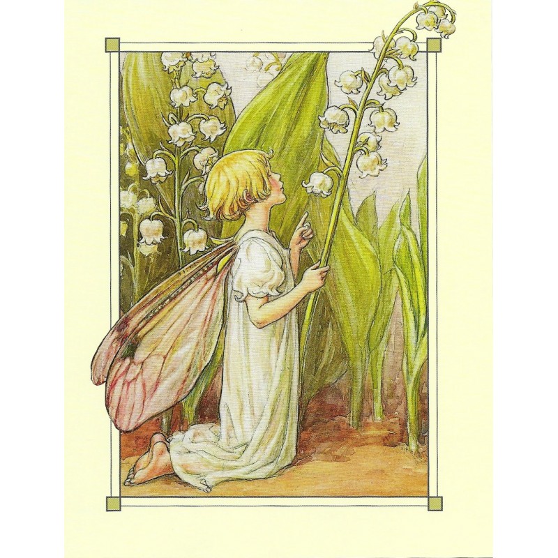 Postal Antigo Importado The Lily-Of-The-Valley Fairy - Cicely