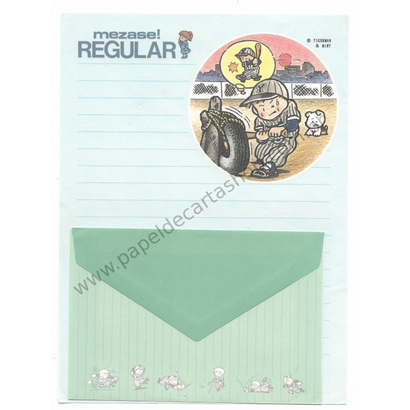 Conjunto de Papel de Carta Antigo Mezase Regular CAZ