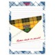 Conjunto de Papel de Carta Antigo (Vintage) Tartan Club