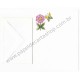 Conjunto de Papel de Carta Antigo Importado Borboleta CRS - Hallmark