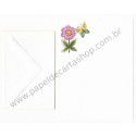 Conjunto de Papel de Carta Antigo Importado Borboleta CRS - Hallmark