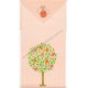 Conjunto de Papel de Carta Antigo Importado Orange Tree