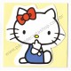 Mini Cartão Hello Kitty Yellow 1 - Sanrio