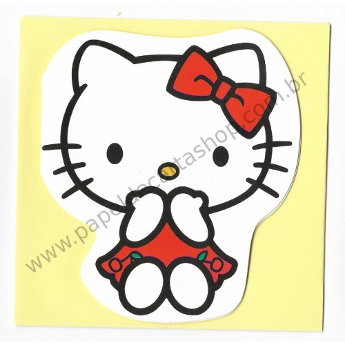 Mini Cartão Hello Kitty Yellow 3 - Sanrio