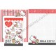 Ano 2015. Kit 2 Conjuntos de Papéis de Carta Hello Kitty - Sanrio