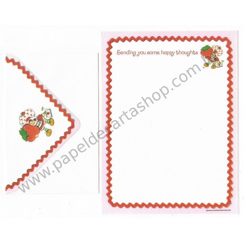 Conjunto de Papel de Carta Importado Moranguinho M5 - A.G.