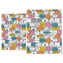 Ano 2015. Conjunto de Papel de Carta Mr. Men Little Miss Sanrio