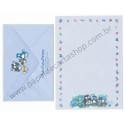 Ano 1994. Conjunto de Papel de Carta PataPataPeppy Vintage CLL Sanrio