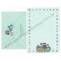 Ano 1994. Conjunto de Papel de Carta PataPataPeppy Vintage CVD Sanrio