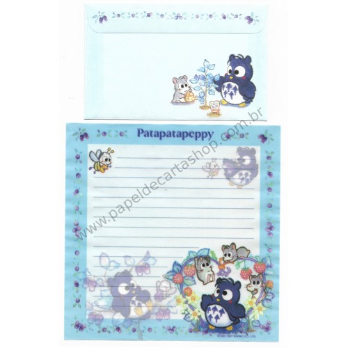 Ano 1997. Conjunto de Papel de Carta PataPataPeppy Vintage V Sanrio