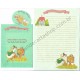 Ano 1985. Conjunto de Papel de Carta Dickory Docky Vintage Sanrio