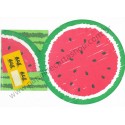 Ano 1993. Conjunto de Papel de Carta Watermelon Vintage Sanrio