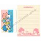 Ano 1983. Conjunto de Papel de Carta Little Twin Stars Antigo (Vintage) - Sanrio