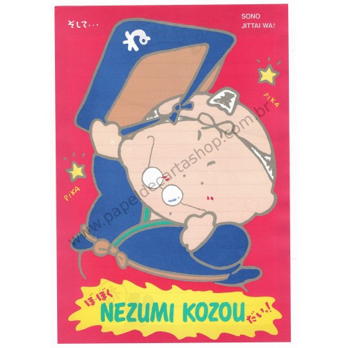 Ano 1985. Conjunto de Papel de Carta Nezumikozou Vintage Sanrio