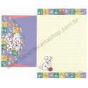 Conjunto de Papel de Carta ANTIGO Personagens Disney 101 Dalmatians