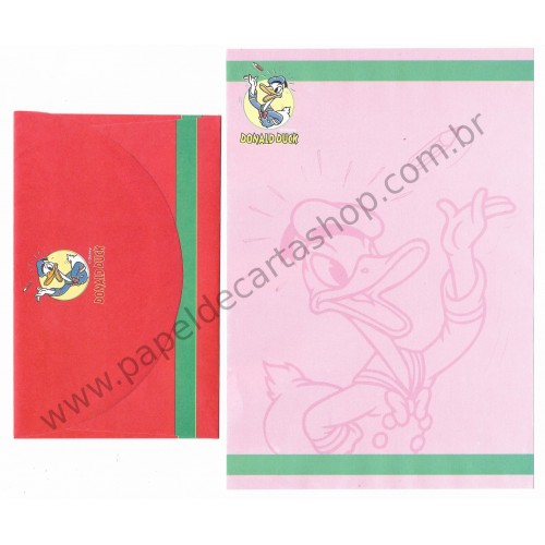 Conjunto de Papel de Carta ANTIGO Personagens Disney Minnie CRS