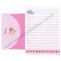 Conjunto de Papel de Carta ANTIGO Personagens Disney Princess