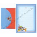 Conjunto de Papel de Carta ANTIGO Personagens Disney Friends Forever