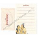 Conjunto de Papel de Carta ANTIGO Personagens Disney Pocahontas