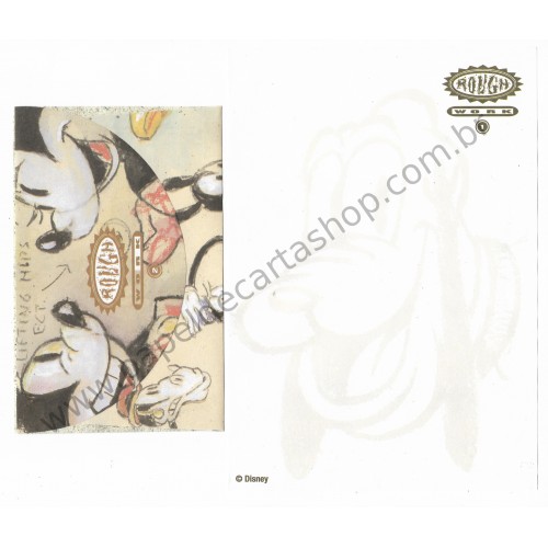 Conjunto de Papel de Carta ANTIGO Personagens Disney Rough Work 1