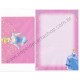 Conjunto de Papel de Carta ANTIGO Personagens Disney Princesas Cinderella