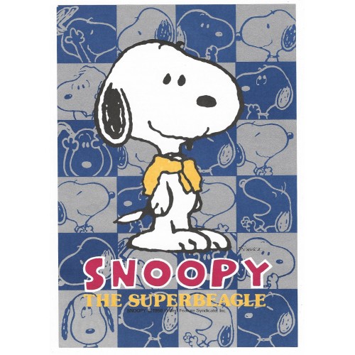 Conjunto de Papel de Carta Snoopy CDA Vintage Hallmark