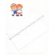 Conjunto de Papel de Carta Importado Raggedy Ann Grande - The Bobbs-Merrill Co