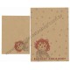 Conjunto de Papel de Carta Importado Raggedy Ann & Andy CBG