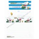 Conjunto de Papel de Carta Original Antigo Snoopy Watermelon Peanuts Japan
