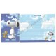 Conjunto de Papel de Carta Original Antigo Joe Cool BLU Peanuts