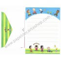 Conjunto de Papel de Carta Snoopy Ball Antigo Vintage Hallmark