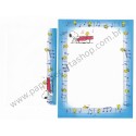 Conjunto de Papel de Carta Snoopy & Piano Antigo (Vintage) Hallmark