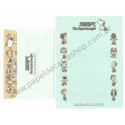 Conjunto de Papel de Carta Snoopy Superbeagle CBG Antigo (Vintage) Hallmark