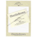 Conjunto de Papel de Carta Antigo Charlie Brown 1950 Hallmark Peanuts Japan