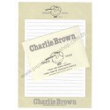 Conjunto de Papel de Carta Charlie Brown 1950 (Vintage) Hallmark Japan