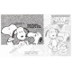 Conjunto de Papel de Carta Snoopy the Superbeagle Vintage Hmk Japan