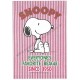 Conjunto de Papel de Carta Snoopy Red Stripes Vintage Hallmark Japan