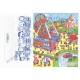 Conjunto de Papel de Carta Roller Coaster Vintage Hallmark Japan