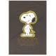 Conjunto de Papel de Carta Snoopy Brown Vintage Hallmark Japan