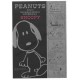 Conjunto de Papel de Carta Peanuts Black Vintage Hallmark Japan