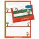 Conjunto de Papel de Carta Original Antigo Two by Fours CVM Schulz