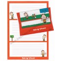 Conjunto de Papel de Carta Original Antigo Two by Fours CVM Schulz