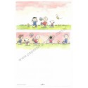 Conjunto de Papel de Carta Antigo (VIntage) Snoopy & Friends Football