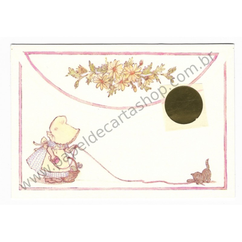 Postalete Antigo Importado Sun Bonnet - Hallmark