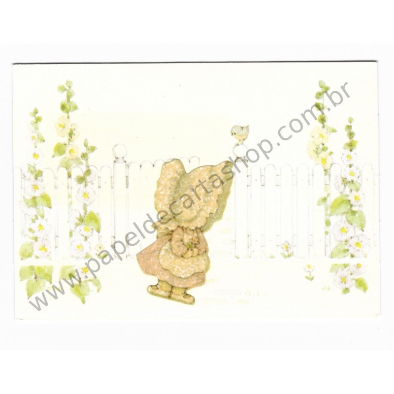 Postalete Antigo Importado Sun Bonnet Garden - Hallmark