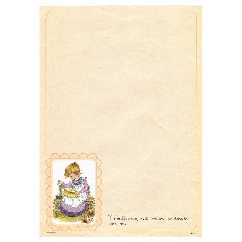 Papel de Carta July Pop C-10