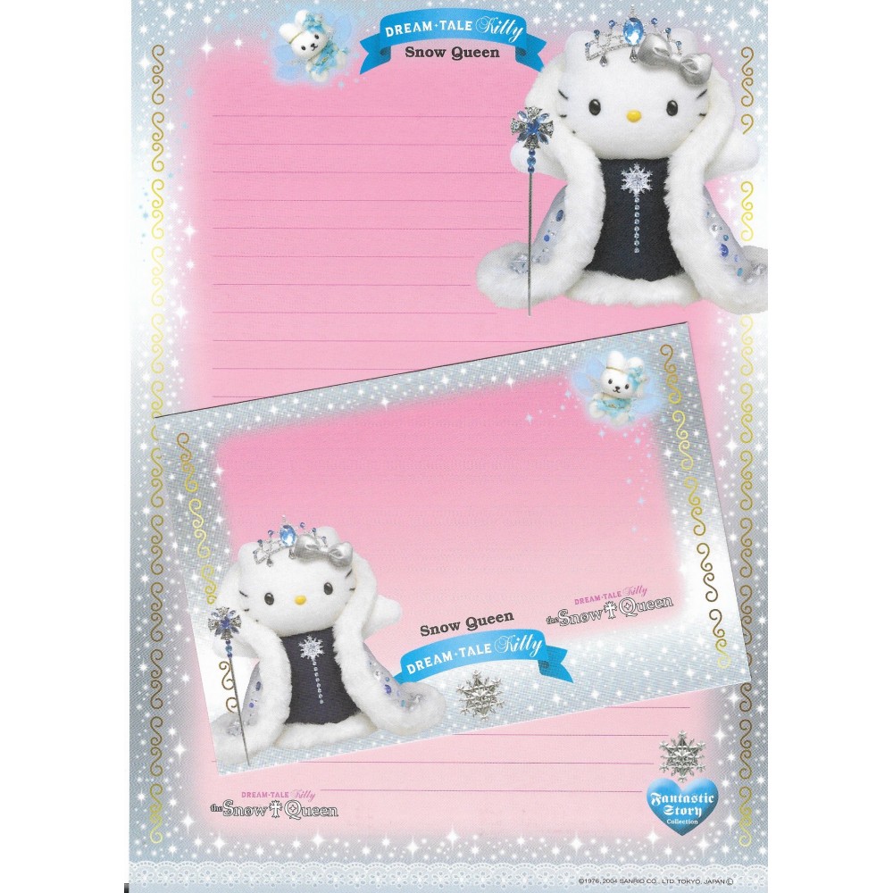 Dream Tale Kitty 赤ずきん メモ帳 レア　希少 Ano 2004. Coleção COMPLETA DREAM TALE Kitty Blue - Sanrio